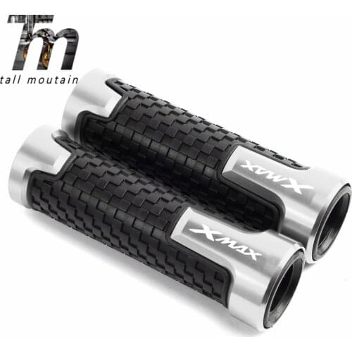 New With LOGO XMAX Motorcycle Handle grip ends Handlebar Grips For yamaha xmax300 X-max 300 2017 2018 2019 2020