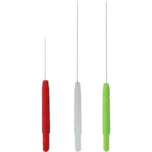 One Box Colored Plastic Handle Disposable Facial Cosmetic Acupuncture Needles 100pcs