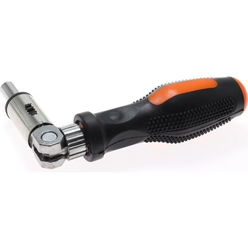 1/4 Hex Ratchet Screwdriver 0-180 Degree T-type Foldable Screwdriver Set Interface Lock Disassemble Screwdriver Maintenance Tool