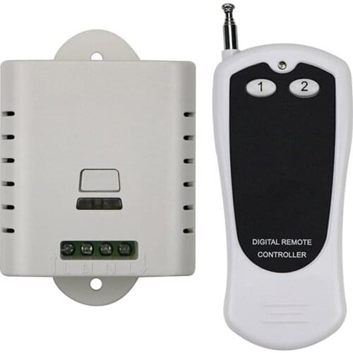 AC(85V 110V 220V 240V) wireless remote control switch with manual button one pcs receiver @ (20-500M)transmitter smart home