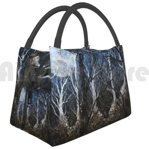 Portable Insulation Bag Moon Dust 1583 Enchanted Enchanted Forest Moon Dust Moonshine Moon Lunar Woodland