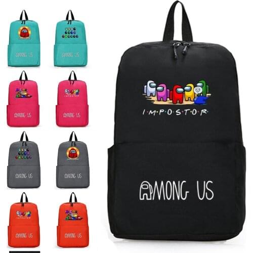 Backpack Bags Teenage Boys Girls School Bags Anime Cartoon Men Women Backpacks Print Bags