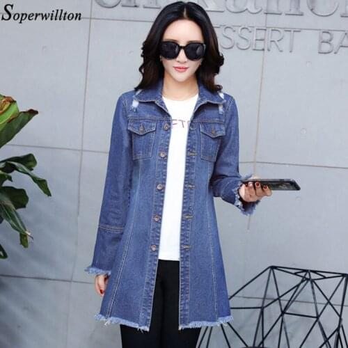 Женские джинсовые куртки Soperwillton China At AliExpress