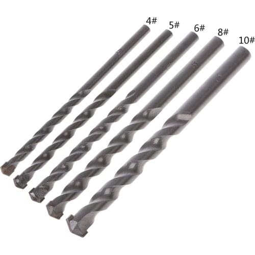 Tungsten Carbide Drill Bit Masonry Tipped Concrete Drilling 4/5/6/8/10mm Power Tool Accessories