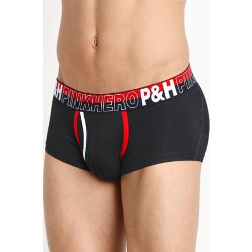 Pack of 5 Fashion Cotton U-Bag Trunk Mens Spandex Boxer Short Men Panties Top Quality Men Underwear Intimate Male Underpant