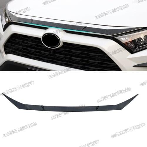Lsrtw2017 for Toyota RAV4 Xa50 Car Engine Hood front trims Trims exterior Accessories Chrome 2019 2020 2021 head decoration