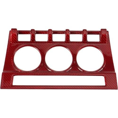 Carbon Fiber for Subaru BRZ Toyota 86 AC Warning Light Dashboard Switch Panel Central Multimedia Cover Interior Trim