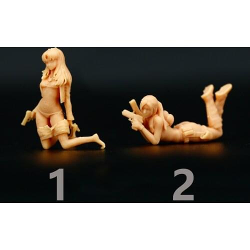 1:64 Model Miniature Handicraft Figure model Movie characters Handmade Resin Need To Be Colored By Yourself
