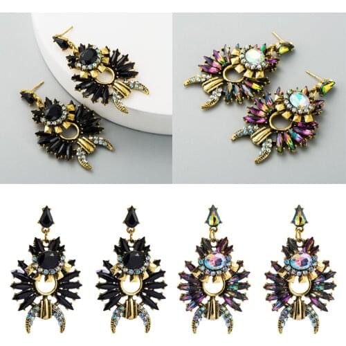 1Pair Fashion Stud Earrings Women Statement Piercing Gift for Women Girls, Made of High Quality Zinc Alloy