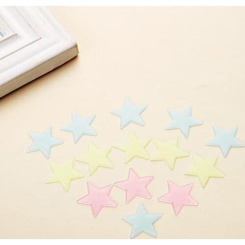 100PCS Luminous Cartoon Festive & Party Supplies Home Glow In The Dark Stars For Kids Baby Rooms Decoration