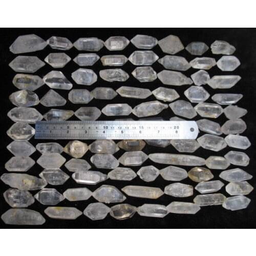 1940g Tibetan Natural quartz crystal double POINT specimens