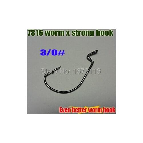 2015HOT fishing worm x strong hooks size: 3/0# quanlity:100pcs/lot The factory specializing in the production of