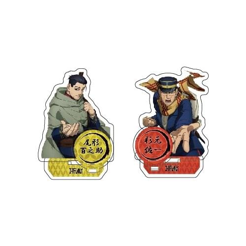 Anime Golden Kamuy Sugimoto Saichi Cartoon Acrylic Stand Model Plate Fashion Desktop Decor Cosplay