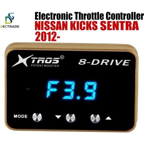 Dectrade Car Electronic Throttle Controller Racing Accelerator Potent Booster For Nissan Kicks Sentra 2012- Tuning Parts 8 Drive