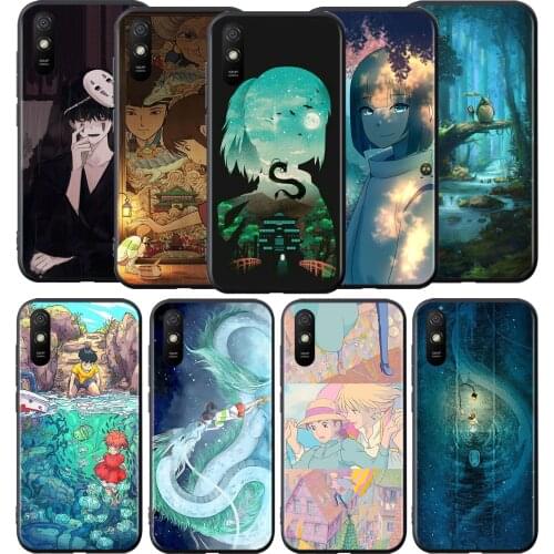 Anime Totoro Ghibli Art Silicone Cover For Xiaomi Redmi 9 9T 9C 8 7 6 Pro 9AT 9A 8A 7A 6A S2 5 5A 4X Plus Phone Case