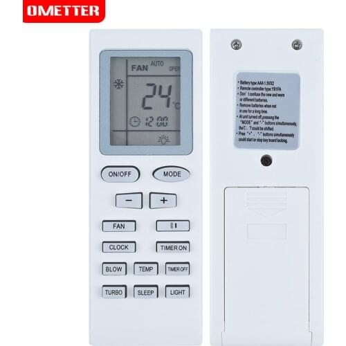 For Gree Air Conditioner Remote Control YB1F / YB1F2 / YB1FA