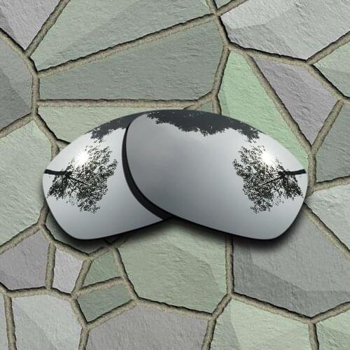 Chrome Sunglasses Polarized Replacement Lenses for Oakley Pit Bull