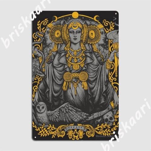 Iberian Hecate Gray Metal Signs pub Garage Club personalized Poster Tin sign Posters