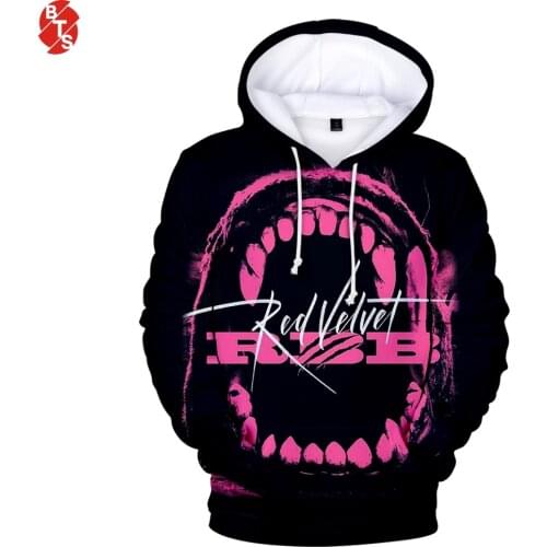 Red Velvet 3D Printed Hoodies Women/Men Fashion Long Sleeve Hooded Sweatshirts 2019 Hot Sale Casual Trendy Streetwear Clothes