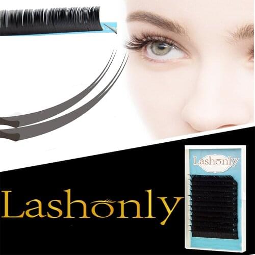 Flat Eye lash Extensions Ellipse Eyelash Faux Mink Cashmere Individual Wholesale Lashes Supplies Lashonly