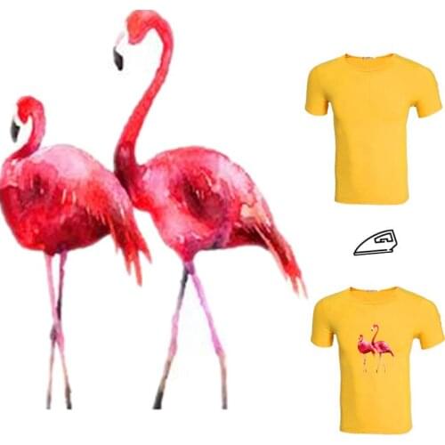 Patches Flamingos Transfert Thermique Vetement Clothes Stickers Diy Stranger Things Appliques For Clothing Riverdale Biker Patch