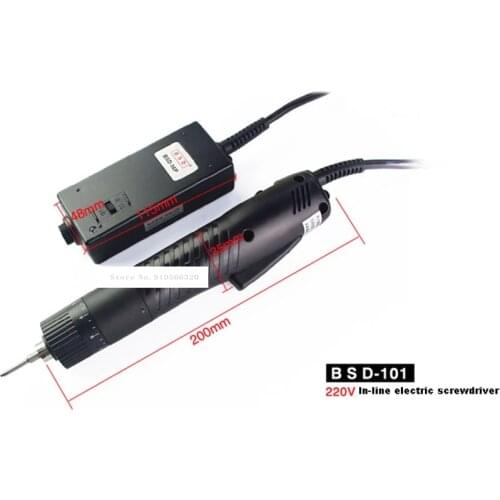 New Arrival BSD-101 Electric Batch Electric Screw Driver Straight Type Electric Screwdriver with Power Supply 36W 1100r/min 220V