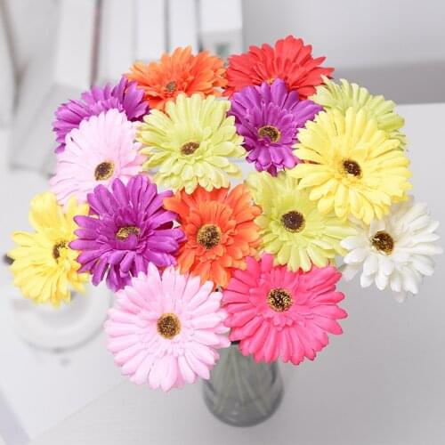 Single Gerbera Gerbera Flower Simulation Flower Home Interior Decoration Flower Artificial Flower Flower Arrangement Ornament