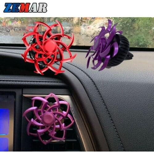 New Car Air Freshener For Volkswagen VW Polo 6r 9n T5 T4 golf 4 5 7 mk4 mk5 mk6 caddy Touareg Rotating Spider Air Vent Perfume
