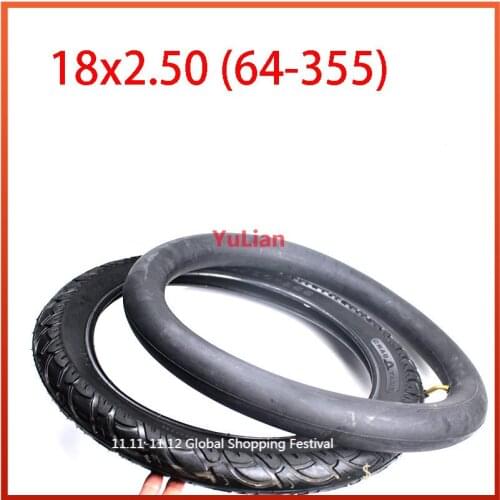 Excellent quality 18x2.50 64-355 electric motorcycle battery tricycle tire inner tube and outer tube