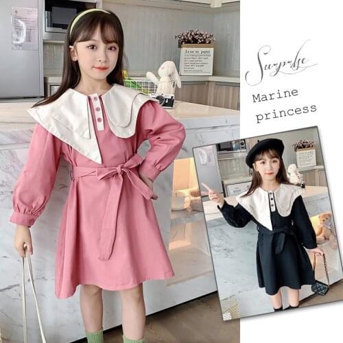 Kids Princess Dress Elegant Autumn Girls Dresses 2020 Autumn Winter Childrens Clothing Girl Clothes Child Dress 4 6 8 10 12 14Y