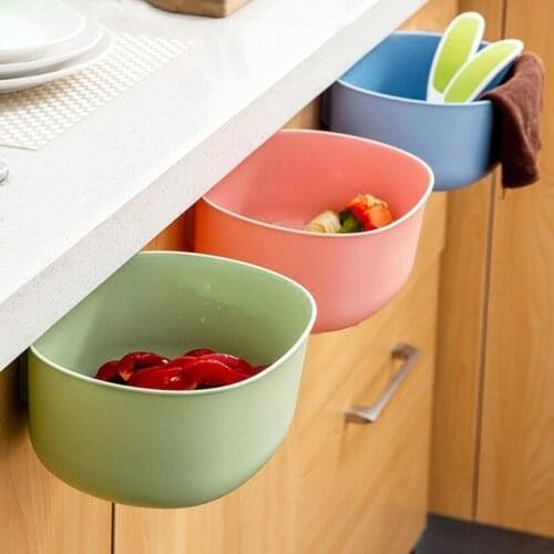 Hanging Cupboard Mini Trash Can Kitchen Accessories Storage Recycling Garbage Bin Dumpster Organization Dumpster Dustbin Cube