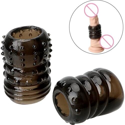 Sex Shop Penis Sleeve Trainer Delay Ejaculation High Elasticity Time Lasting No Vibrators Adult Sex Toys For Men Sex Products