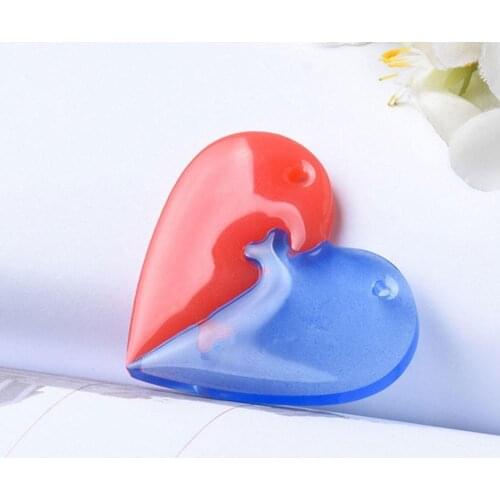Hand Made Love Locks Silicone Molds Diy Couple Lovers Resin Pendant White Making Mould Transparent Epoxy Ashtray Mold Jewel Q7F2