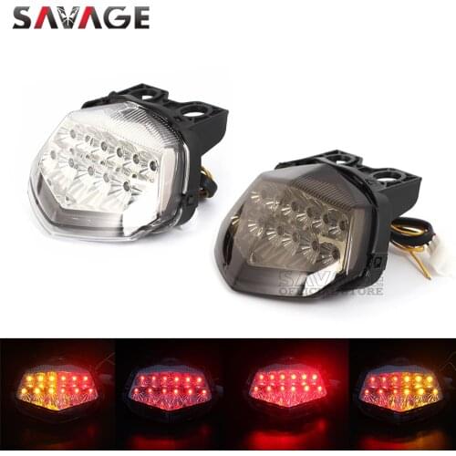 LED Tail Light Integrated Turn Signal For KAWASAKI NINJA 250/R EX250 2008-2012 09 10 11 NINJA250R Motorcycle Rear Brake Blinker