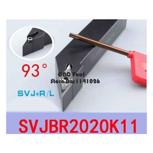 SVJBR2020K11/ SVJBL2020K11 Metal Lathe Cutting Tools Lathe Machine CNC Turning Tools External Turning Tool Holder S-Type SVJBR/L