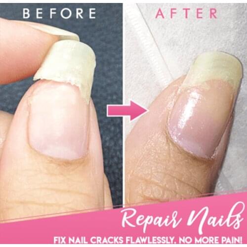 Cracked Nail Repair Gel Polish Fiberglass Extension Building UV Nail Gels JAN88