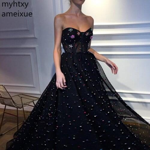 2020 Sexy Arrival Formal Plus Size Evening Dress Sweetheart None A-line Sleeveless Floor-length Tulle Natural Robe De Soiree