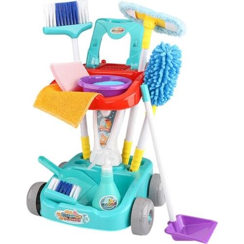 1 Set Of Childrens Cleaning Tool Toy Plastic Household Cleaning Tools Toys