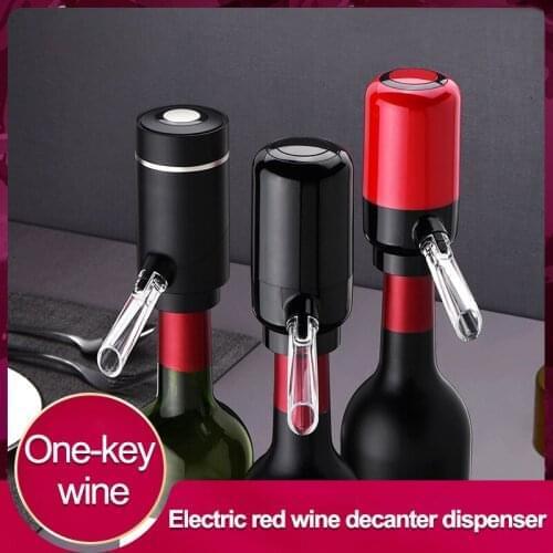 1PC Automatic Spout Decanter Electric Wine Aerator Instant Tools Battery/USB Rechargeable Pourer Drinking Kitchen Portable Bar