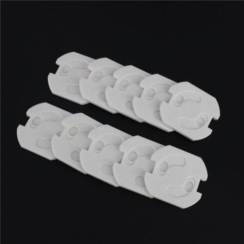 10pcs EU Child Safety Electrical Outlet Cover Plugs for Power Socket Guard Baby Protection Anti Electric Shock Rotate Protector