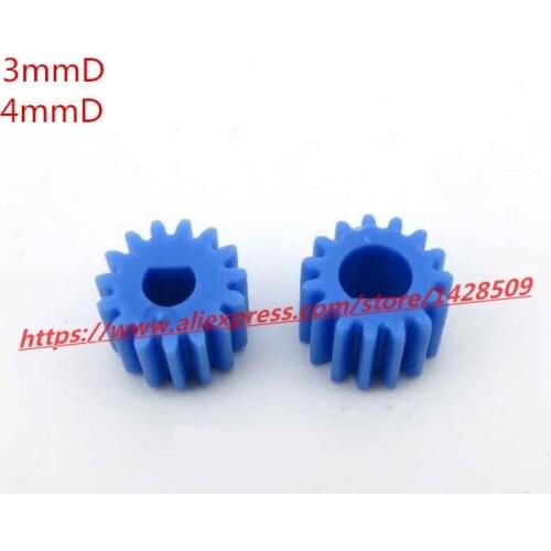 5pcs/pack 15 tooth 0.5 module 3/4mm Shaft Gear DIY Micro DC Motor Gears