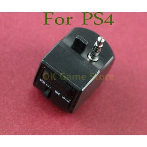 10pcs/lot Handle headset adapter for chat volume control and game sound for Sony PlayStation 4 VR Controller