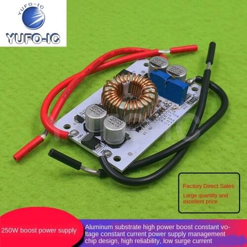 Free Ship 3pcs Aluminum Plate 250W Power Boost Constant Voltage and Constant Current Car Laptop Power Supply Led Boost Drive