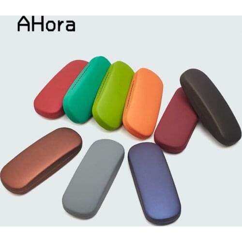 Ahora Simple Candy Color Hard Glasses Case Box Women Men Reading/Myopia Glasses Protective Case Storage Box Organization