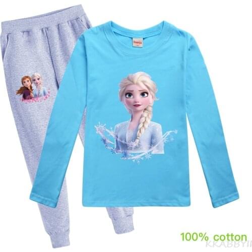 Frozen Game Suit for Teens Girls Boys Children Cartoon Anime Sweatshirt Suit Kids Autumn Winter Clothes