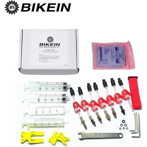 BIKEIN - Hydraulic Disc Brake Oil Bleed Kit Tools For Shimano TEKTRO MAGURA Louise Marta HS33 HS11 ECHO CSC Professional Tool