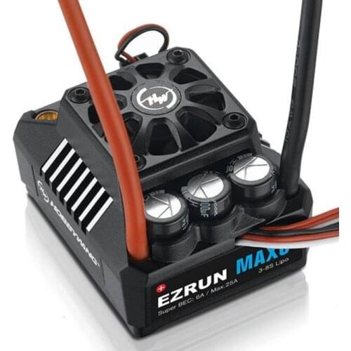 Hobbywing EZRUN MAX-6 V3 160A Speed Controller ESC w/ Super BEC T Plug For 1/6 Car