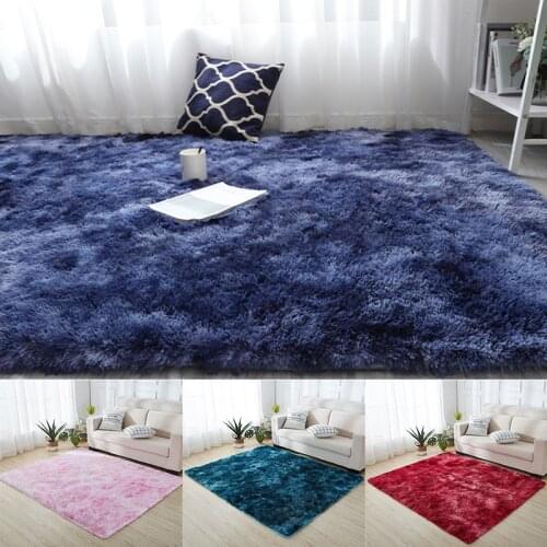 Bedroom Carpet Tie Dye Plush Soft Carpet Living Room Non Slip Floor Mat Childrens Room Carpet Kitchen Bathroom Pad