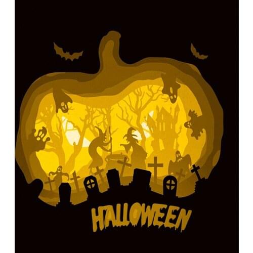 TOP EXPRESSION Halloween Frame Scrapbooking Paper Die Cut Stencils Metal Craft Cutting Dies Embossing For Crads Making 2021