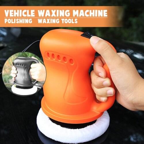 Car Waxing Machine Black Orange Auto Polishing Machine Car Polisher Electric Waxer Tool Buffing Sanding Waxing Grinding Tools